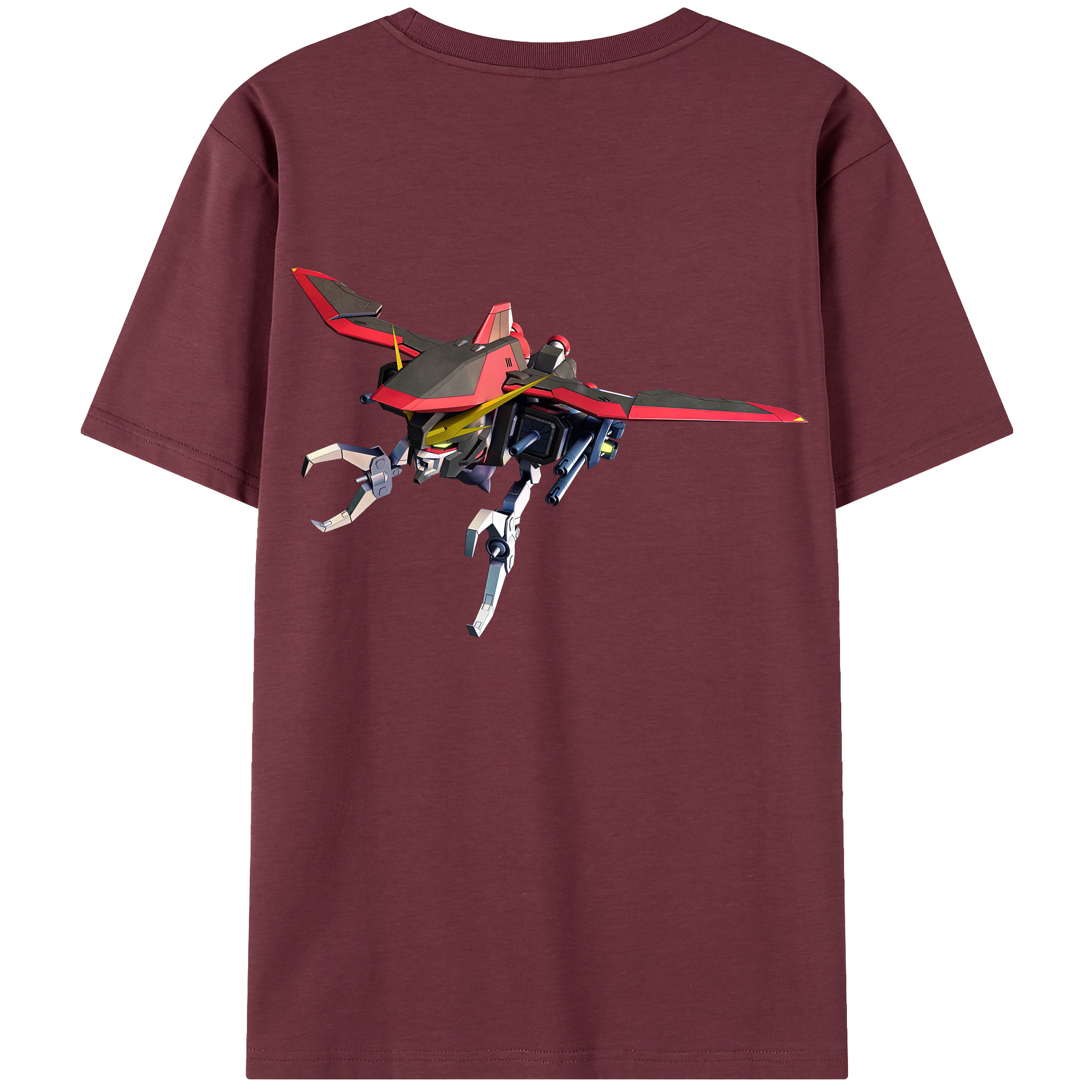 （画像用） 機動戦士ガンダム Mobile Suit Gundam 綿100％半袖Tシャツ（背面プリント）